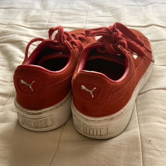 PUMA suede sneakers red Sz. 6 - Picture 6 of 6